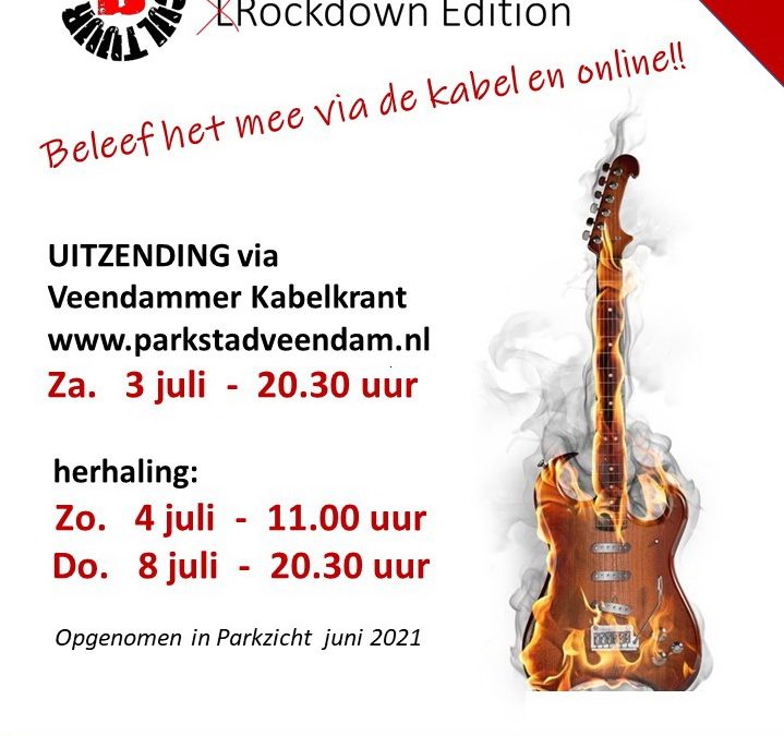 Night of the Guitars Rockdown Edition op TV
