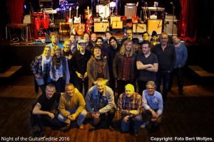 Zaterdag 2 januari 2016 Night Of The Guitars in Hotel Parkzicht te Veendam