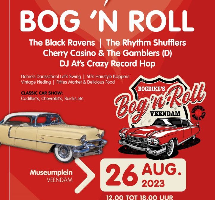 Bog & Roll op zaterdag 26 augustus