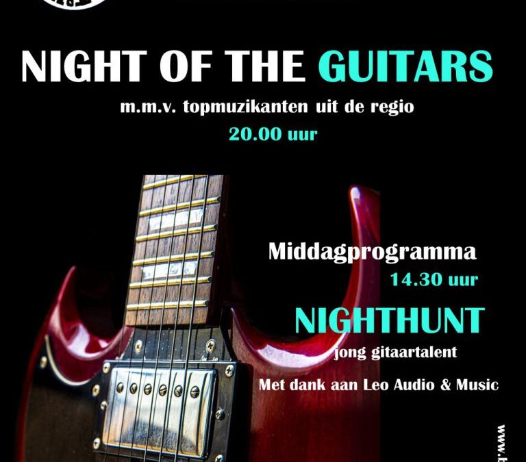 Night of the Guitars en NightHunt op zaterdag 25 juni Museumplein Veendam